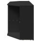 Preview: Eck-LED-TV-Schrank Schwarz 105 x 40 x 68 cm Holzwerkstoff