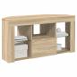Preview: Eck-LED-TV-Schrank Sonoma-Eiche 105 x 40 x 68 cm Holzwerkstoff