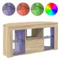Preview: Eck-LED-TV-Schrank Sonoma-Eiche 105 x 40 x 68 cm Holzwerkstoff