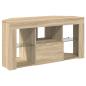Preview: Eck-LED-TV-Schrank Sonoma-Eiche 105 x 40 x 68 cm Holzwerkstoff