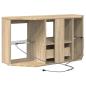 Preview: Eck-LED-TV-Schrank Sonoma-Eiche 105 x 40 x 68 cm Holzwerkstoff