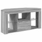 Preview: Eck-LED-TV-Schrank Graues Sonoma 105 x 40 x 68 cm Holzwerkstoff