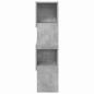 Preview: Eckschrank 25,5x25x102cm Holzwerkstoff Beton Grau