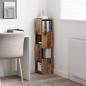 Preview: Eckschrank Weiß 25,5x25x102cm Holzwerkstoff