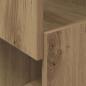 Preview: Eckschrank Weiß 25,5x25x102cm Holzwerkstoff