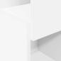 Preview: Eckschrank Weiß 25,5x25x80cm Holzwerkstoff
