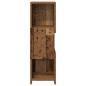 Preview: Eckschrank Weiß 25,5x25x80cm Holzwerkstoff