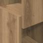 Preview: Eckschrank Weiß 25,5x25x80cm Holzwerkstoff