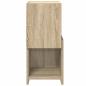 Preview: Eckschrank Weiß 25,5x25x55cm Holzwerkstoff