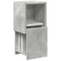 Preview: Eckschrank 25,5x25x55cm Holzwerkstoff Betongrau