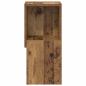 Preview: Eckschrank 25,5x25x55cm Holzwerkstoff Altholz
