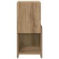 Preview: Eckschrank Weiß 25,5x25x55cm Holzwerkstoff