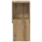 Preview: Eckschrank 25,5x25x55cm Holzwerkstoff Artisan-Eiche
