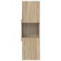Preview: Eckschrank 30,5x30x95cm Holzwerkstoff Sonoma-Eiche