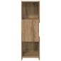 Preview: Eckschrank Weiß 30,5x30x95cm Holzwerkstoff