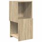 Preview: Eckschrank Weiß 30,5x30x65cm Holzwerkstoff