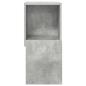 Preview: Eckschrank 30,5x30x65cm Holzwerkstoff Betongrau