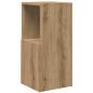 Preview: Eckschrank Weiß 30,5x30x65cm Holzwerkstoff