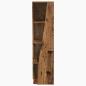 Preview: Eckschrank 27,5x27x102cm Holzwerkstoff Altholz