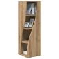 Preview: Eckschrank Weiß 32x32x102cm Holzwerkstoff