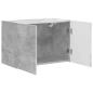 Preview: TV-Wandschrank Beton Grau 59,5 x 31 x 40 cm Holzwerkstoff