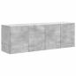 Preview: TV-Wandschrank 2 pcs Beton Grau 59,5 x 31 x 40 cm Holzwerkstoff