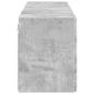 Preview: TV-Wandschrank 2 pcs Beton Grau 59,5 x 31 x 40 cm Holzwerkstoff