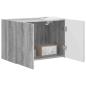 Preview: TV-Wandschrank Graues Sonoma 59,5 x 31 x 40 cm Holzwerkstoff