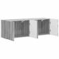 Preview: TV-Wandschrank 2 pcs Graues Sonoma 59,5 x 31 x 40 cm
