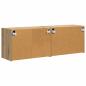 Preview: TV-Wandschrank 2 pcs Artisan-Eiche 59,5 x 31 x 40 cm
