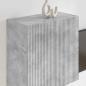 Preview: TV-Wandschrank Beton Grau 59,5 x 31 x 60 cm Holzwerkstoff