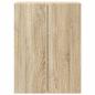 Preview: TV-Wandschrank Sonoma-Eiche 59,5 x 31 x 80 cm Holzwerkstoff