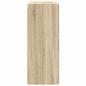 Preview: TV-Wandschrank Sonoma-Eiche 59,5 x 31 x 80 cm Holzwerkstoff