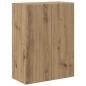 Preview: TV-Wandschrank Artisan-Eiche 59,5 x 31 x 80 cm Holzwerkstoff