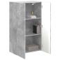 Preview: TV-Wandschrank Beton Grau 59,5 x 31 x 100 cm Holzwerkstoff