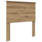 Preview: Bettrahmen mit Kopfteil Artisan-Eiche 90 x 190 cm Holzwerkstoff
