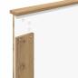 Preview: Bettrahmen mit Kopfteil Artisan-Eiche 90 x 190 cm Holzwerkstoff