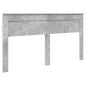 Preview: Bettrahmen mit Schubladen Beton Grau 200 x 200 cm Holzwerkstoff