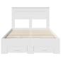 Preview: Bettrahmen mit Schubladen mit Kopfteil Holzwerkstoff