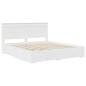 Preview: Bettgestell mit Schubladen mit Kopfteil Holzwerkstoff