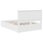 Preview: Bettgestell mit Schubladen mit Kopfteil Holzwerkstoff