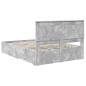 Preview: Bettgestell mit Schubladen mit Kopfteil Holzwerkstoff