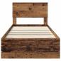 Preview: Bettrahmen mit Kopfteil Altholz 90 x 200 cm Holzwerkstoff