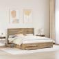 Preview: Bettgestell mit Schubladen mit Kopfteil Holzwerkstoff