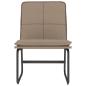 Preview: Loungesessel Cappuccino-Braun 54x75x76 cm Kunstleder