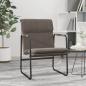 Preview: ARDEBO.de - Loungesessel Taupe 55x64x80 cm Stoff
