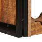 Preview: Weinregal Braun 100 x 45 x 33 cm Massives grobes Mangoholz