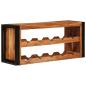 Preview: ARDEBO.de - Weinregal Braun 100 x 45 x 33 cm Massivholz Akazie