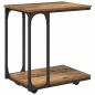 Preview: ARDEBO.de - Beistelltisch mit Regal Altholz 50 x 35 x 55.5 cm Holzwerkstoff