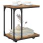Preview: Beistelltisch mit Regal Altholz 50 x 35 x 55.5 cm Holzwerkstoff